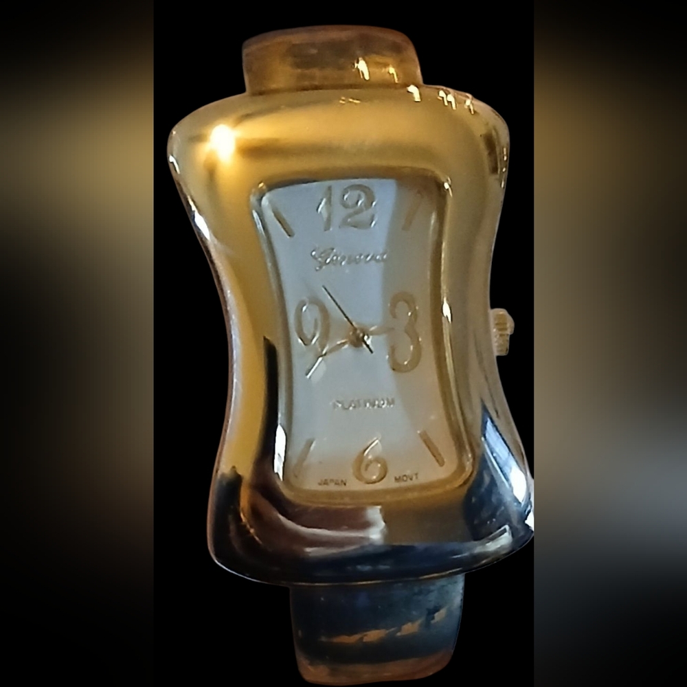 Gold and Silver Geneva Watch
